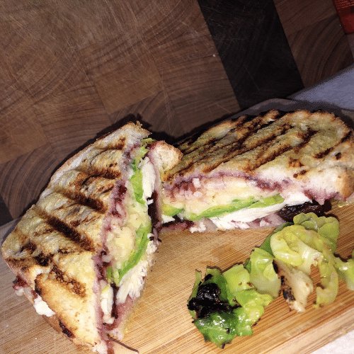 Leftover Turkey Toastie - Flamin' Fitness