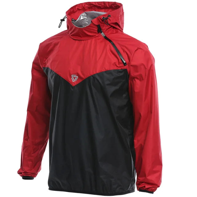 Men’s Hooded Sports Windbreaker Workout Jacket
