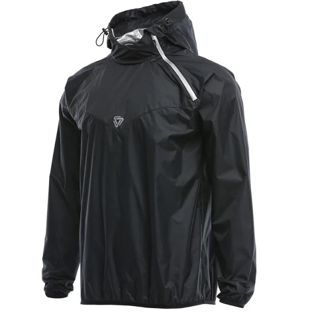 Men’s Hooded Sports Windbreaker Workout Jacket