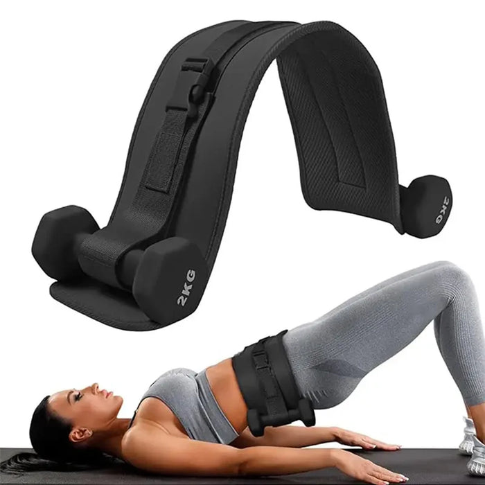 Weighted Waist Training Belt for Fitness & Dumbbell Workouts