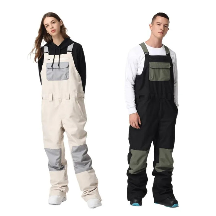 Warm Waterproof Snowboarding Pants – Windproof Ski Overalls for Men and Women