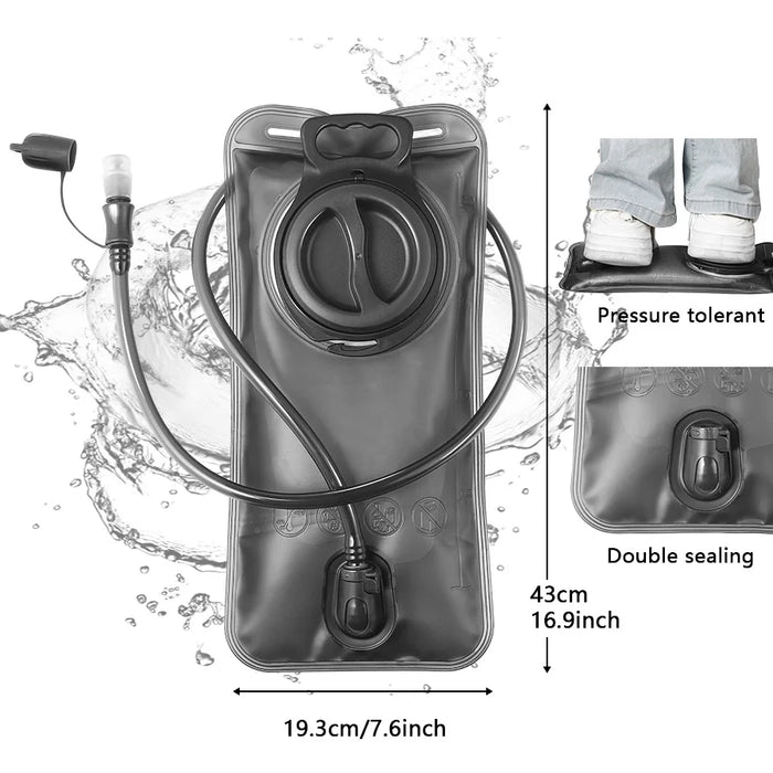 One-Click Hydration Bladder – 1.5–3L for Hiking & Camping