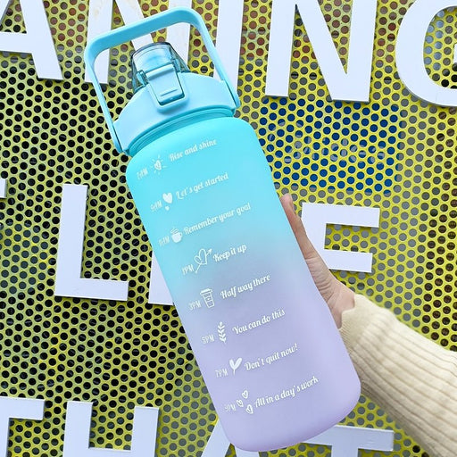 2L Motivational Two-Tone Water Bottle - Flamin' Fitness