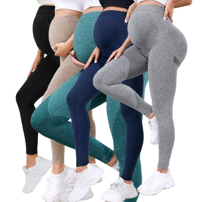 BumpActive Over The Bump Maternity Leggings - Flamin' Fitness