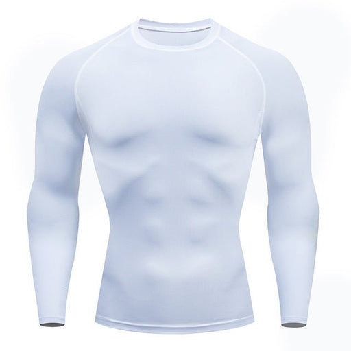 Men's Essentials Long-Sleeve Compression T-Shirt - Flamin' Fitness